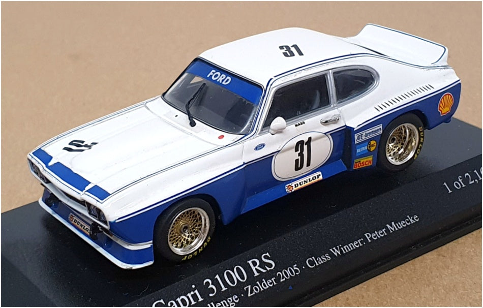 Minichamps 1/43 Scale 430 758031 Ford Capri RS 3100 DRM 1975 Norisring Win Div 1