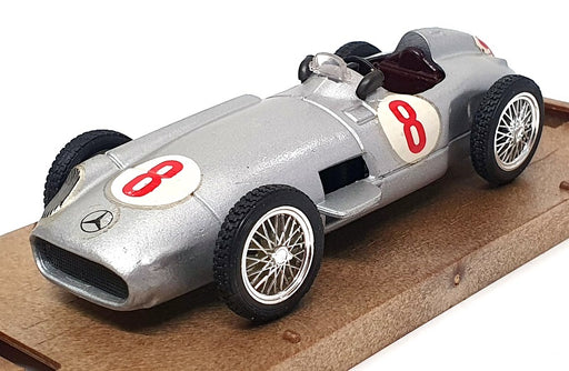 Brumm 1/43 Scale R72 - Mercedes Benz W196 Race Car #8 - Silver