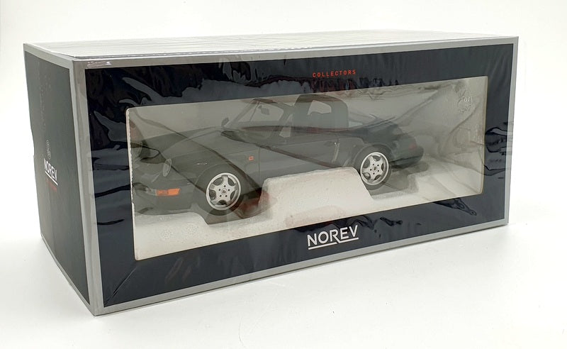 Norev 1/18 Scale Diecast 187340 - 1991 Porsche 911 Carrera 4 Targa Blue Metallic