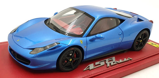 BBR 1/18 Scale Resin RCDL03 - Ferrari 458 Italia 2009 - Azzurro Monaco Blue