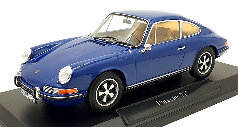 Norev 1/18 scale Diecast 187647 - 1969 Porsche 911 S - Blue