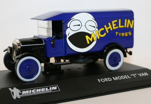 Altaya 1/43 Scale Diecast 14824A- Ford Model T Van (Michelin) Blue