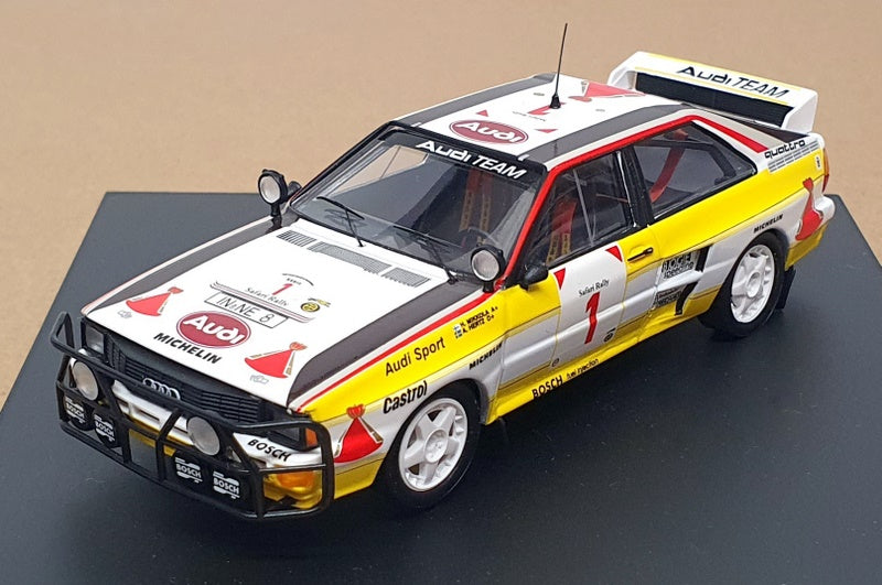 Trofeu 1/43 Scale 1613 - Audi Quattro  #1 3rd Safari Rally 1984 Mikkola/Hertz