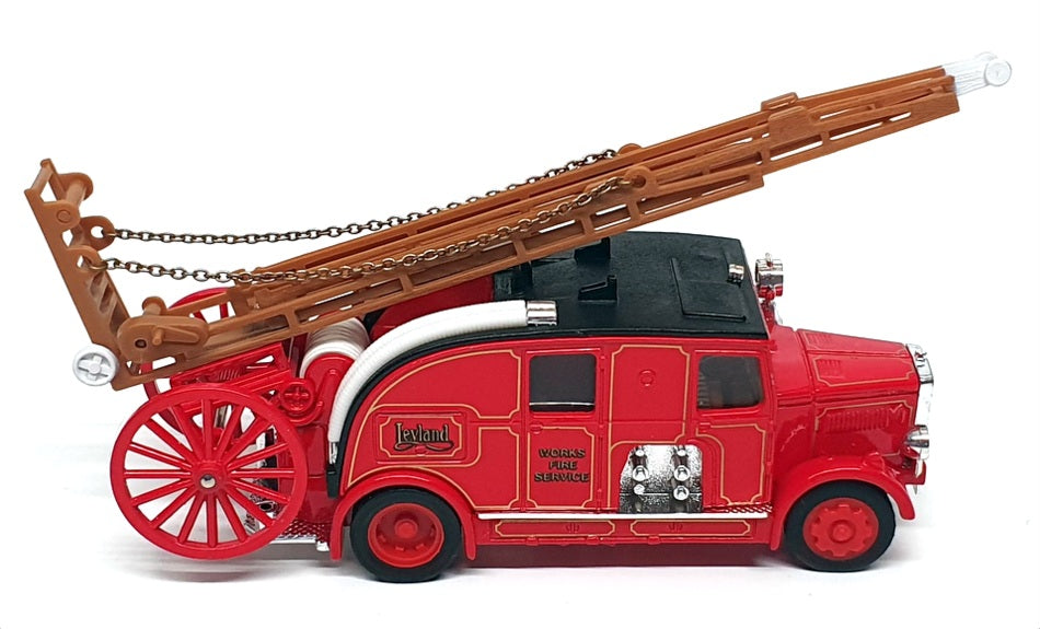 Matchbox 11.5cm Long YS-9 - 1936 Leyland Club Fire Engine FK-7 - Red