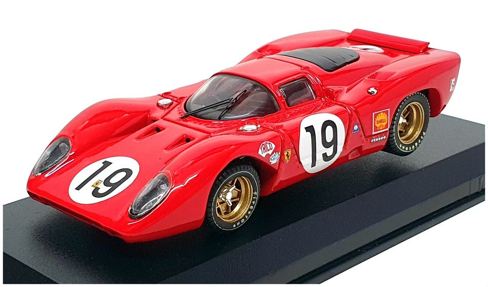 Best Model 1/43 Scale 9152 - Ferrari 312P Coupe #19 Le Mans 1969 - Red