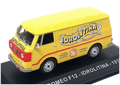 Altaya 1/43 Scale 19624S - 1972 Alfa Romeo F12 Van (Idrolitina) Yellow