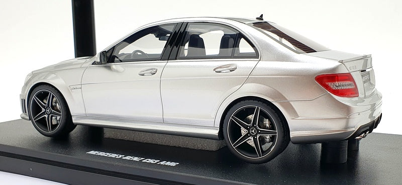 GT Spirit 1/18 Scale Resin GT462 - Mercedes-Benz C63 AMG - Silver