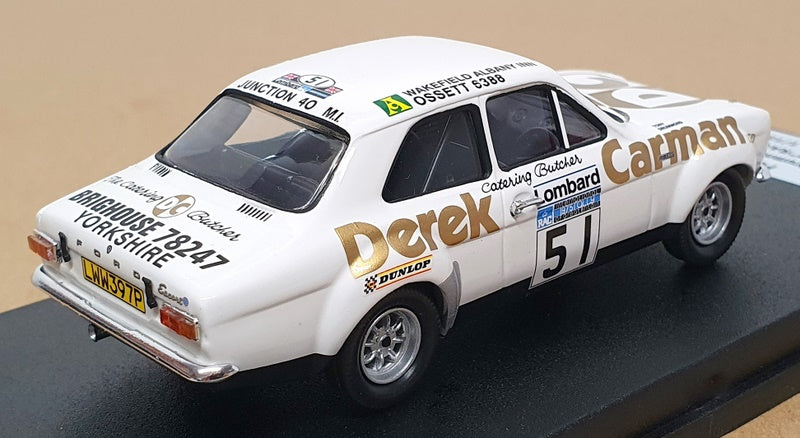 Trofeu 1/43 Scale RR.uk 94 - Ford Escort Mk1 22nd #51 RAC Rally 1975 - White