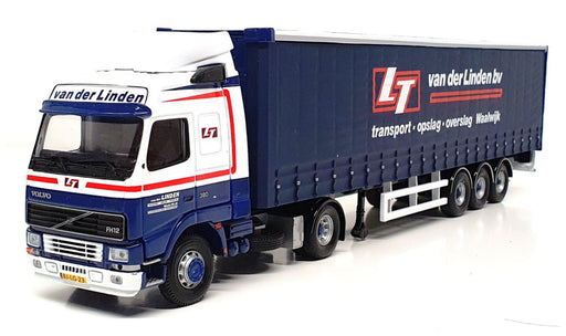 Corgi 1/50 Scale CC12407 - Volvo Cutainside Truck & Trailer (Van Der Linden)