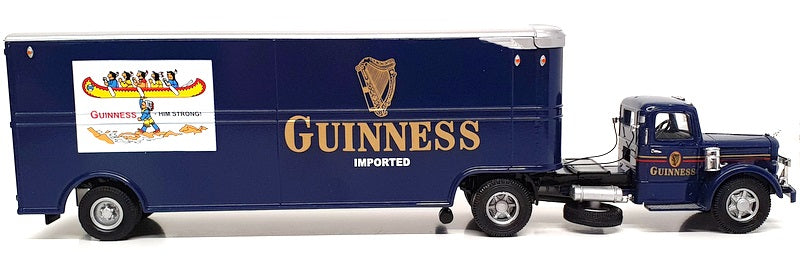 Corgi 1/50 Scale 50703 - Mack LJ Truck With Fruehaus Trailer (Guinness) Blue