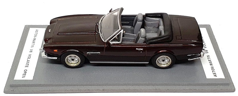 Unknown Brand 1/43 Scale 11224M - Aston Martin V8 Volante Open - Maroon