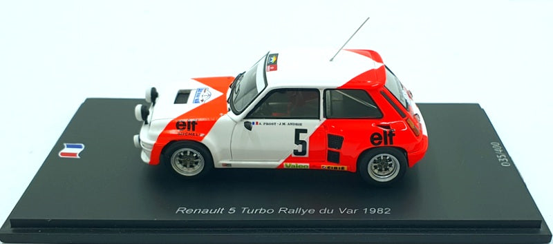 Spark 1/43 Scale SF197 - Renault 5 Turbo #5 Rally de Var 1982