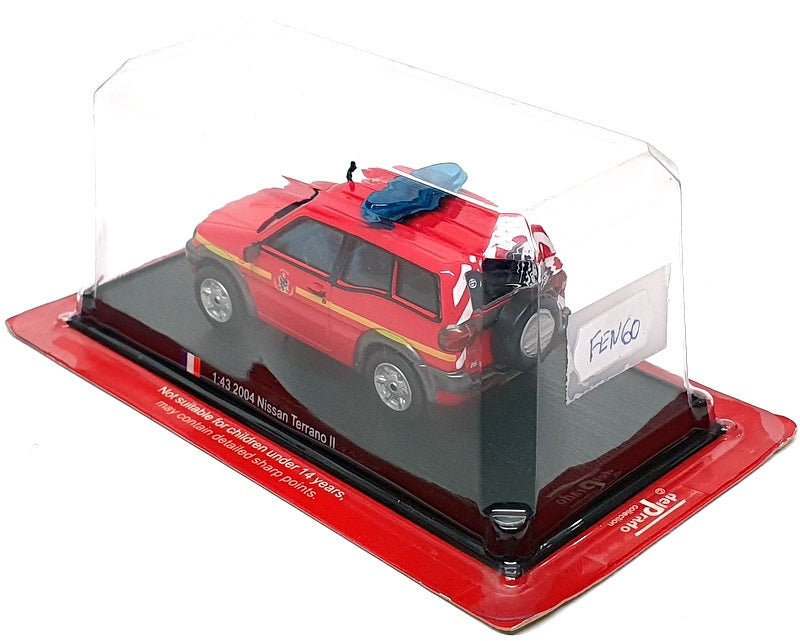 Del Prado 1/43 Scale FEN60 - 2004 Nissan Terrano II Fire Car - Red