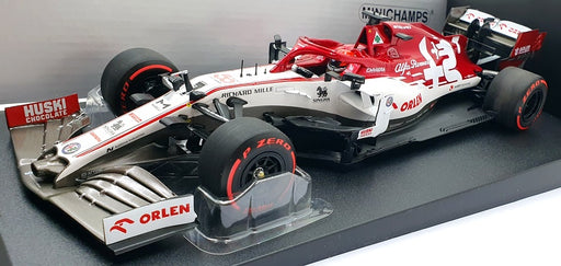 Minichamps 1/18 Scale 110 200207 - Alfa Romeo F1 C39 Raikkonen Syrian GP 2020