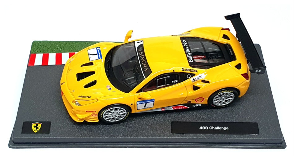 Altaya 1/43 Scale Diecast 61023H - Ferrari 488 Challenge #1 - Yellow