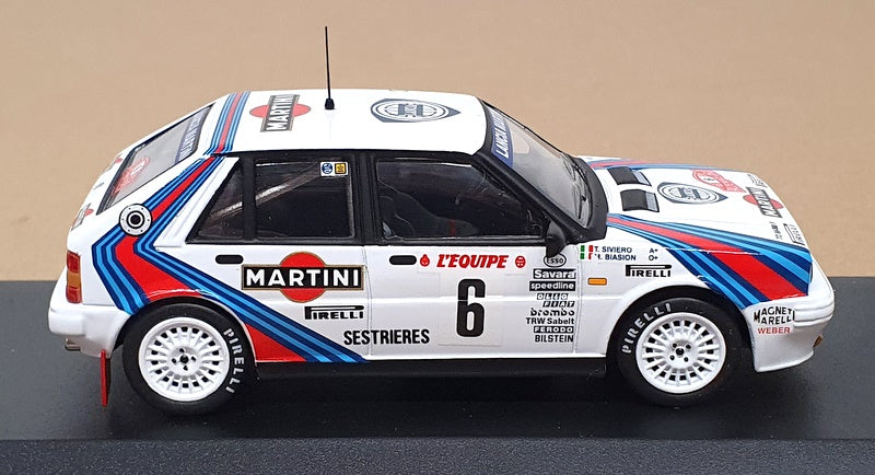 Ixo 1/43 Scale RAC078 - Lancia Delta 4WD #6 Winner Monte Carlo 1987 (Martini)