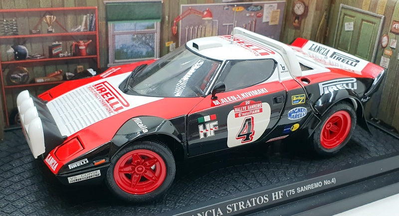 Kyosho 1/18 Scale Diecast 08136B - Lancia Stratos HF Rally Sanremo 1978 #4