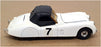 Corgi 12cm Long Diecast 819 - 1949 Jaguar XK120 #7 Rally Car - White