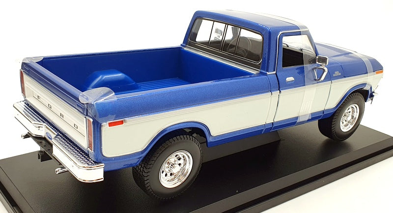 Maisto 1/18 Scale Diecast 46629 - 1979 Ford F-150 Pick-Up - Blue/White ...