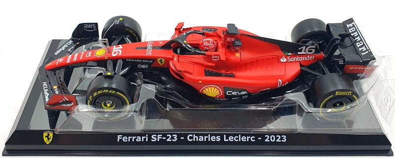 Burago 1/24 Scale Diecast 18-26808 - F1 Ferrari SF23 #16 C.Leclerc