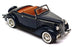 Danbury Mint 1/24 Scale 18125H - 1936 Ford Deluxe Cabrio - Dk Blue