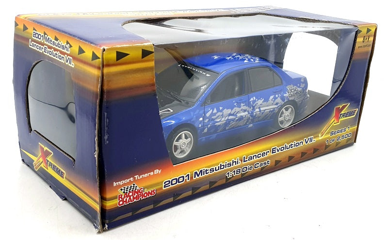 Ertl 1/18 Scale Diecast 33740 - 2001 Mitsubishi Lancer Evolution VII - Blue