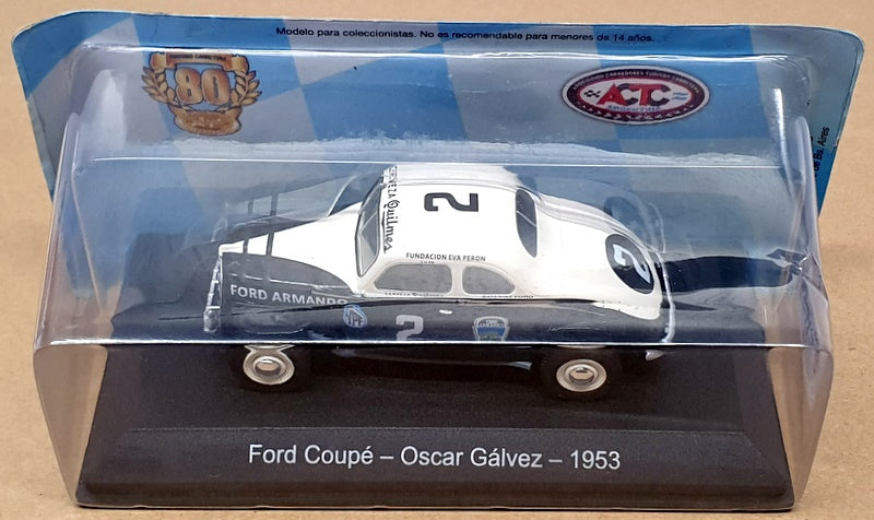 Altaya 1/43 Scale FC1953 - Ford Coupe #2 Turismo Carretera 1953 O. Galvez