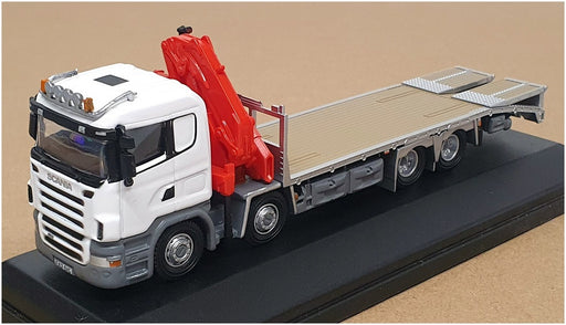 Oxford Diecast 1/76 Scale 76SCL002 - Scania Crane Lorry - White