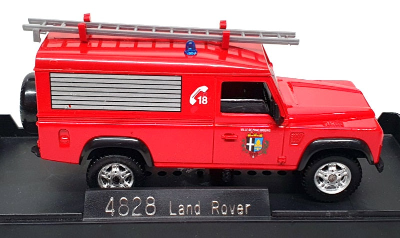 Solido 1/43 Scale Diecast 4828 - Land Rover Fire Truck - Red