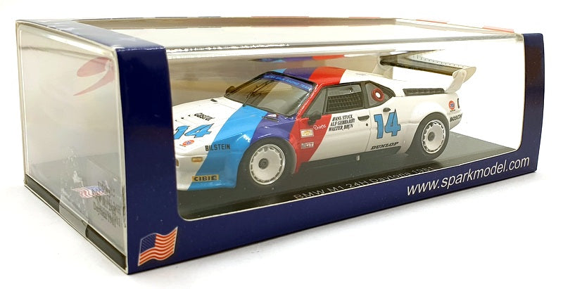 Spark 1/43 Scale US085 - BMW M1 #14 24h Daytona 1981