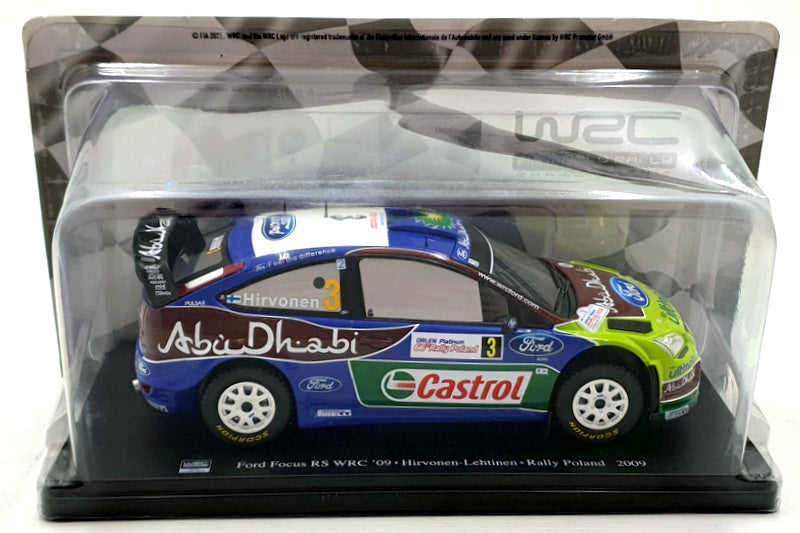 Hachette 1/24 Scale G113U016 - Ford Focus RS WRC 09 Poland 2009 Hirvonen