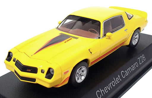 Norev 1/43 Scale Diecast 900017 - 1980 Chevrolet Camaro Z28 - Yellow