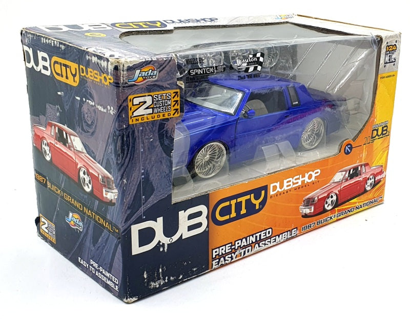 Jada - 1/24 Scale - 55969 1987 Buick Grand National Blue Dub City/Shop