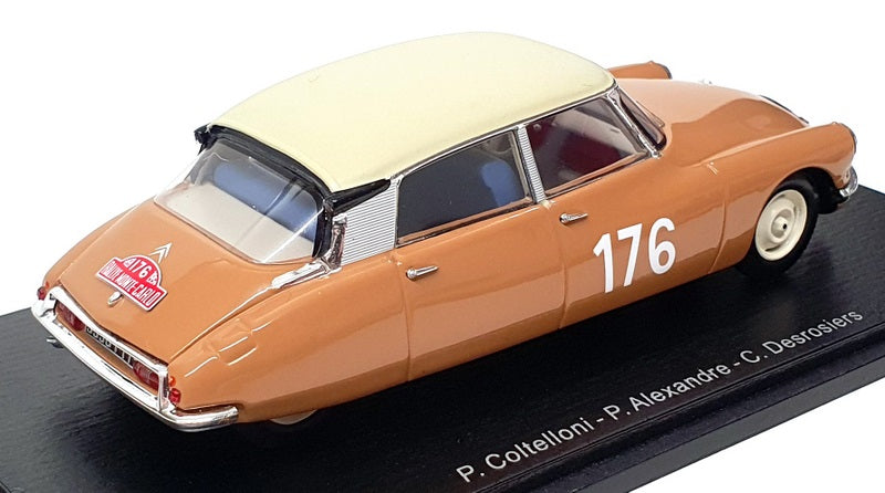 Spark 1/43 Scale S5530 - Citroen ID19 #176 Winner Monte Carlo 1959 - Brown/Cream