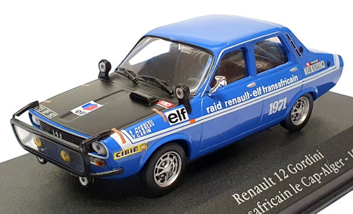 Atlas 1/43 2 235 026 - Renault 12 Gordini Raid Transafricain le Cap-Alger 1971