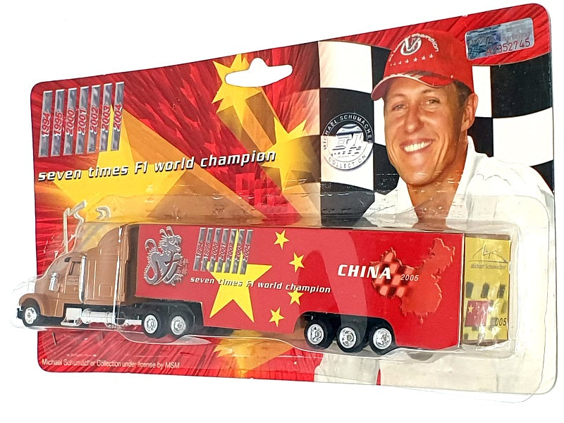 Adtruck 53236 - Peterbilt F1 Truck China 2005 Michael Schumacher