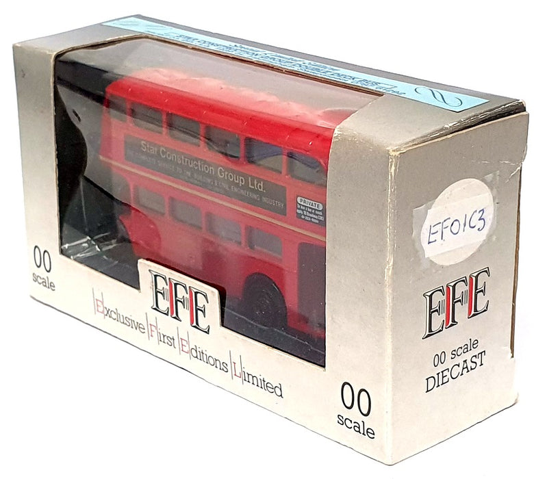 EFE 1/76 Scale Diecast EF01C3 - AEC Regent D/Deck Bus REWORKED - Red