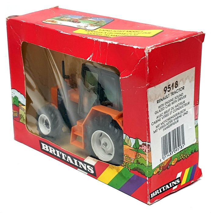 Britains 1/32 Scale 9518 - Renault 145-M Tractor With Driver - Orange