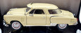 Highway 61 1/18 Scale Diecast 50114 - 1951 Studebaker Commander - Cream