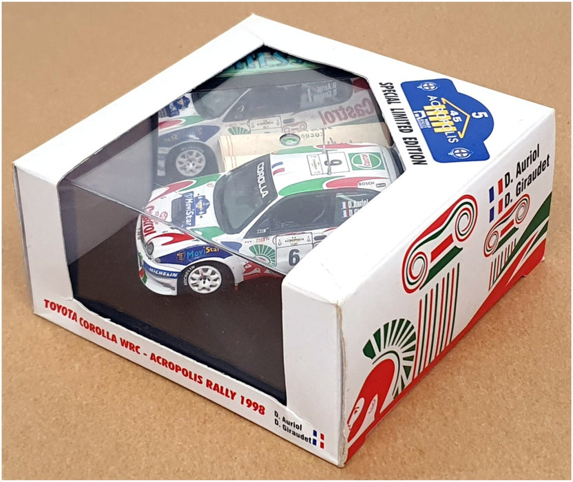 Vitesse 1/43 Scale V98202 - Toyota Corolla WRC #6 Acropolis Rally 1998