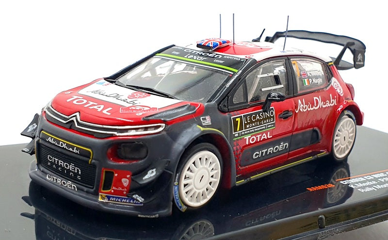 Ixo 1/43 Scale RAM638 - Citroen C3 WRC #7 Monte-Carlo Rally 2017