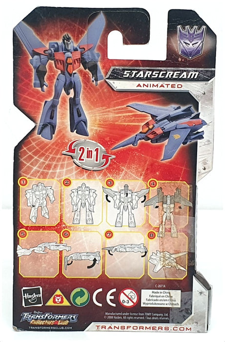 Hasbro Appx 9cm Tall 83914 - Transformers Robots In Disguise Starscream