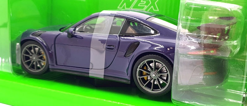 Welly NEX 1/24 Scale Diecast 24080W - Porsche 911 GT3 RS - Purple