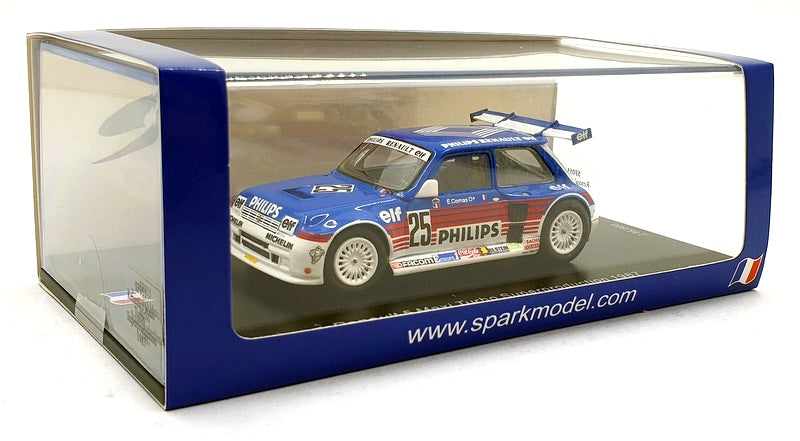 Spark 1/43 Scale SF055 - Renault 5 #25 Maxi Turbo Superproduction 1987