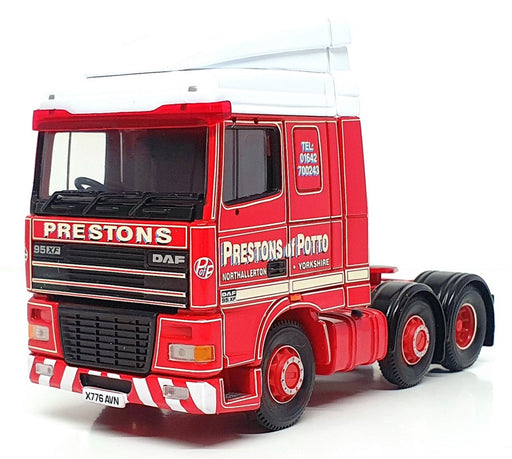 Corgi 1/50 Scale CC13208 - DAF XF Space Cab Truck (Prestons Of Potto) Red/White