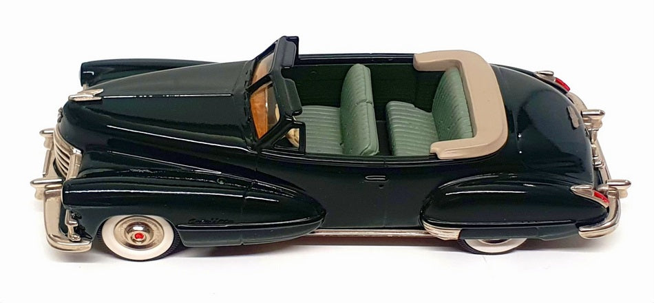 Brooklin Models 1/43 Scale BRK74 002 - 1947 Cadillac Convertible - Dk Green