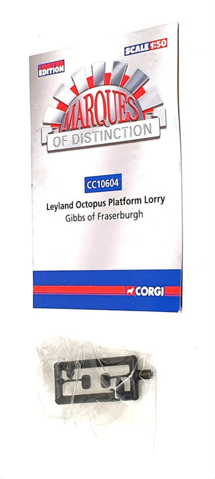 Corgi 1/50 Scale CC10604 - Leyland Octopus Platform Lorry (Gibb's Transport)