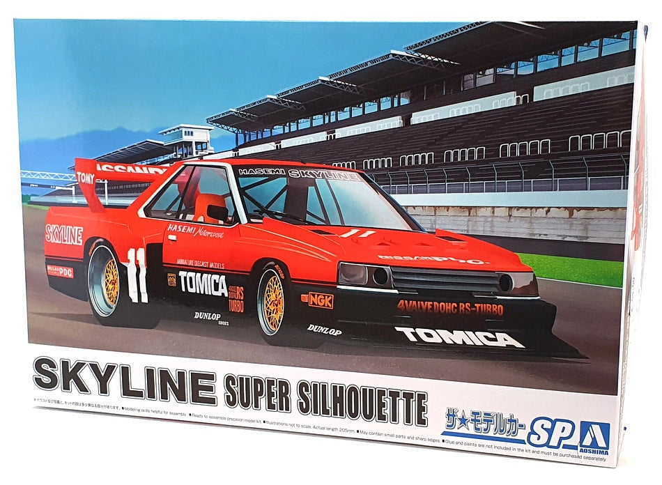 Aoshima 1/24 Scale Model Kit 06123 - Nissan Skyline Super Silhouette