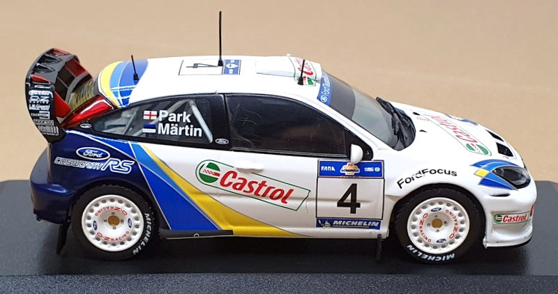 Ixo 1/43 Scale RAM117 - Ford Focus RS WRC Evo3 #4 Winner Acropolis Rally 2003