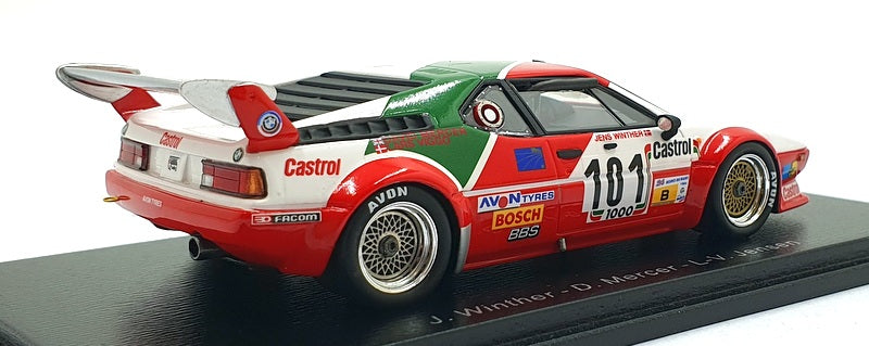 Spark 1/43 Scale S6408 - BMW M1 #101 24h Le Mans 1984